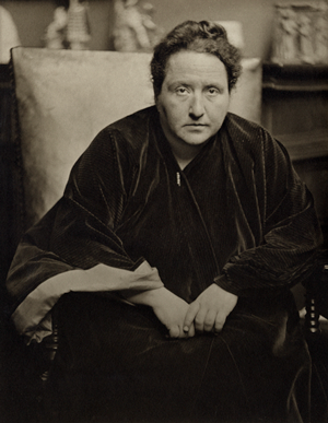 © GEH/31-Studio - Alvin Langdon Coburn - Gertrude Stein - 31-Studio Platinum Print