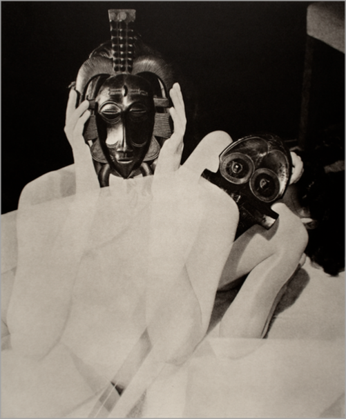 © 31-Studio/Permaprint - Curtis Moffat - 2 Nudes with Mask - 31-Studio Platinum Print